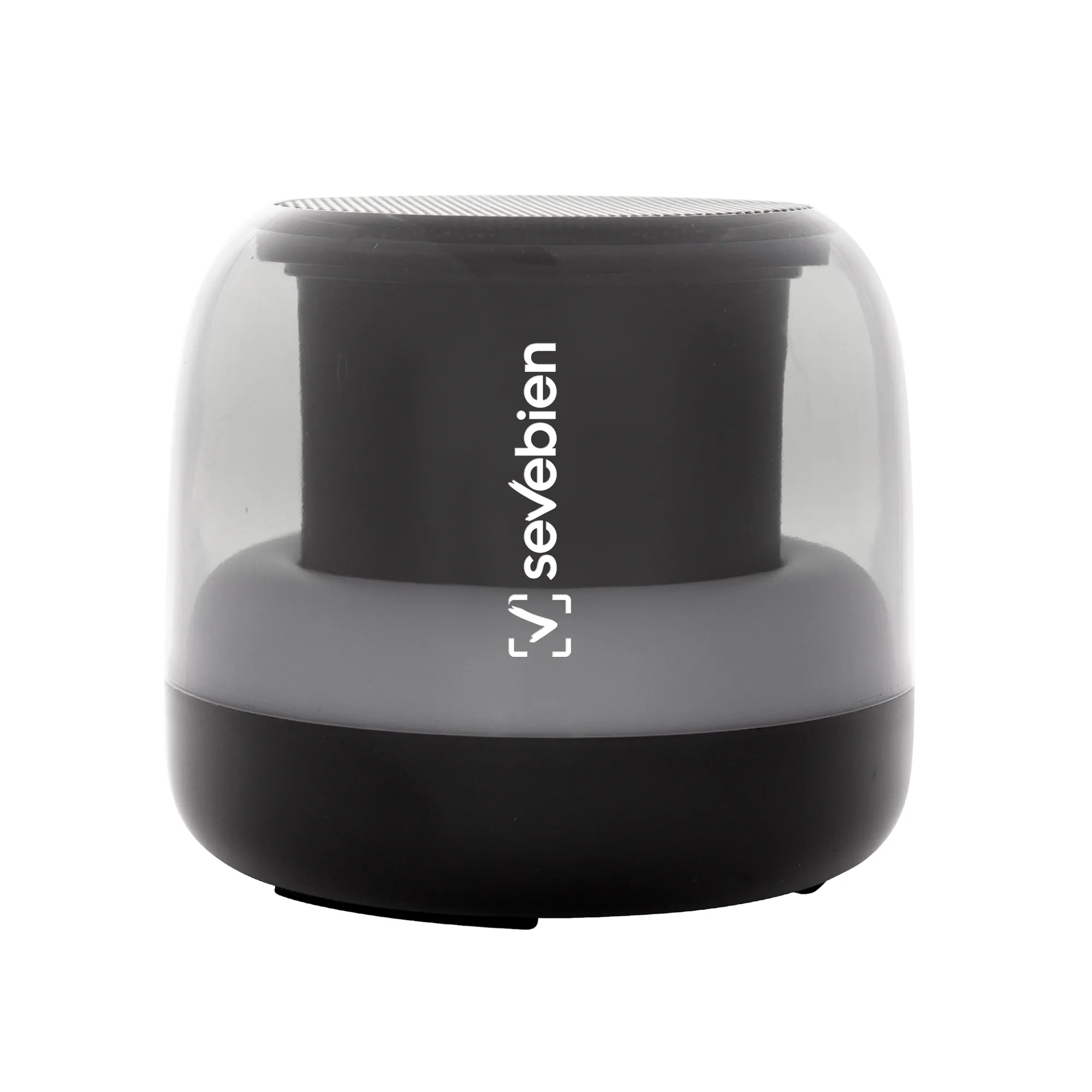 Parlante Bluetooth fonola — de plástico — personalizado con impresión de marca corporativa