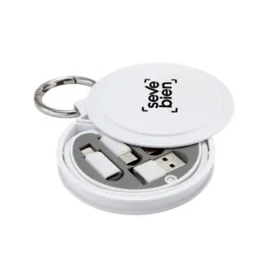 Cable De Carga nexo — Producto de plástico — personalizado con impresión de marca corporativa