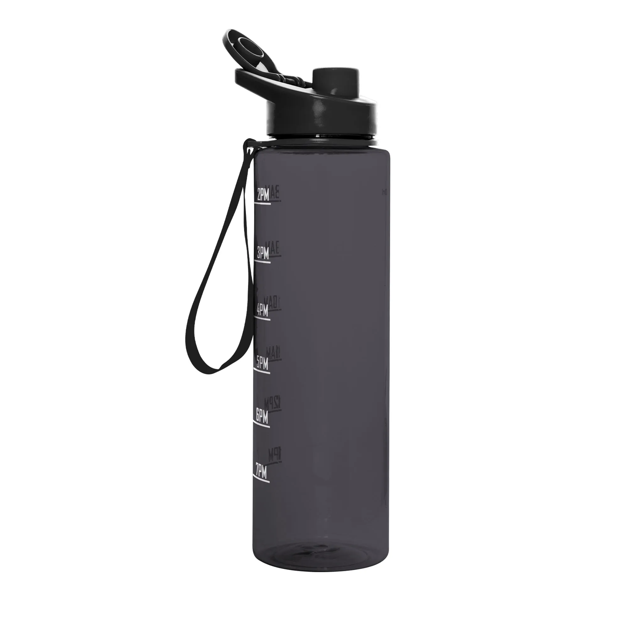 Botella Deportiva Motivacional borg — vista lateral — para regalo empresarial con logo