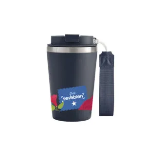 Mug estrap — de cerámica — personalizada con impresión de marca corporativa