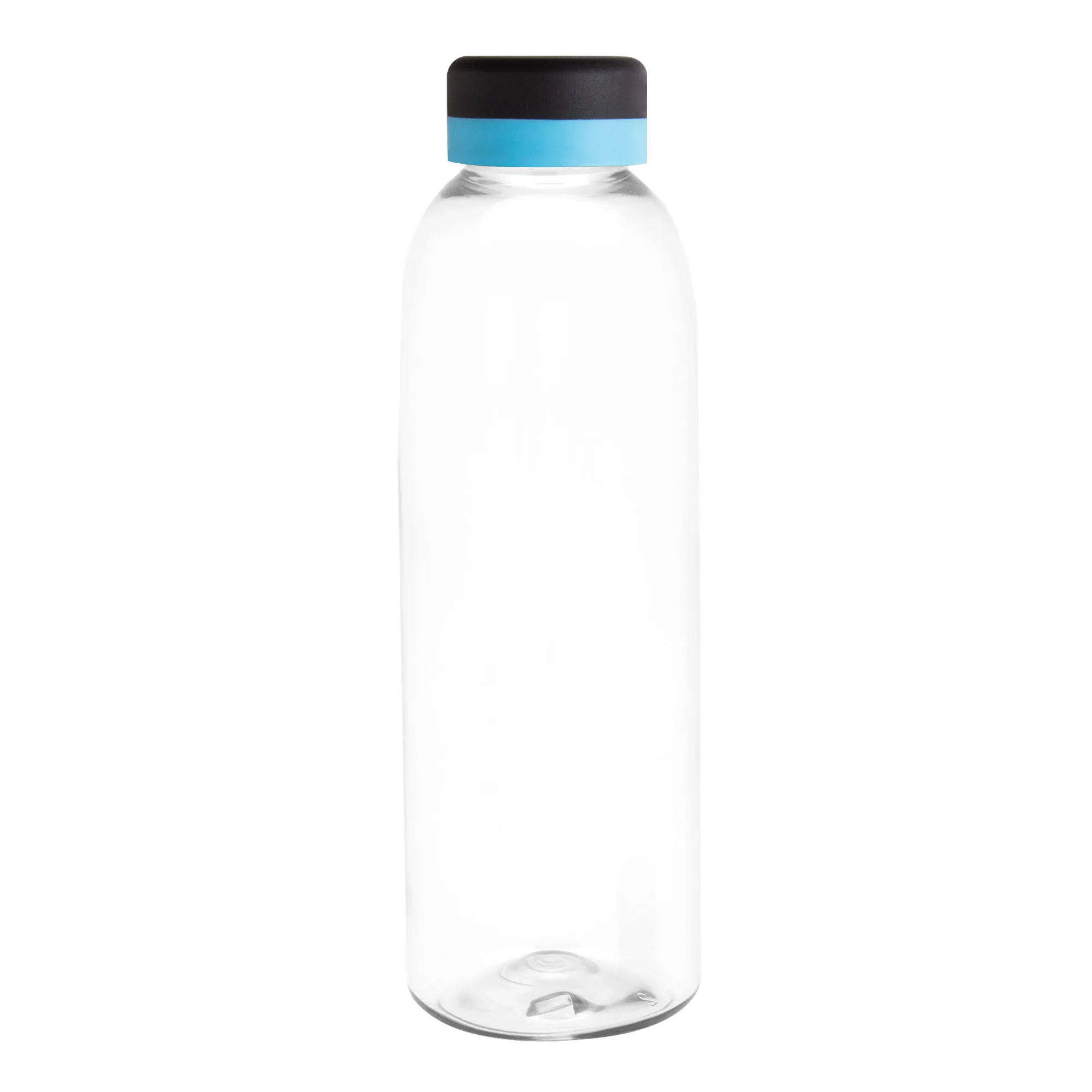 Botella baladina Black — en uso — impresa con marca empresarial