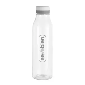 Botella andina White — de acero inoxidable color blanco — personalizada con impresión de marca corporativa