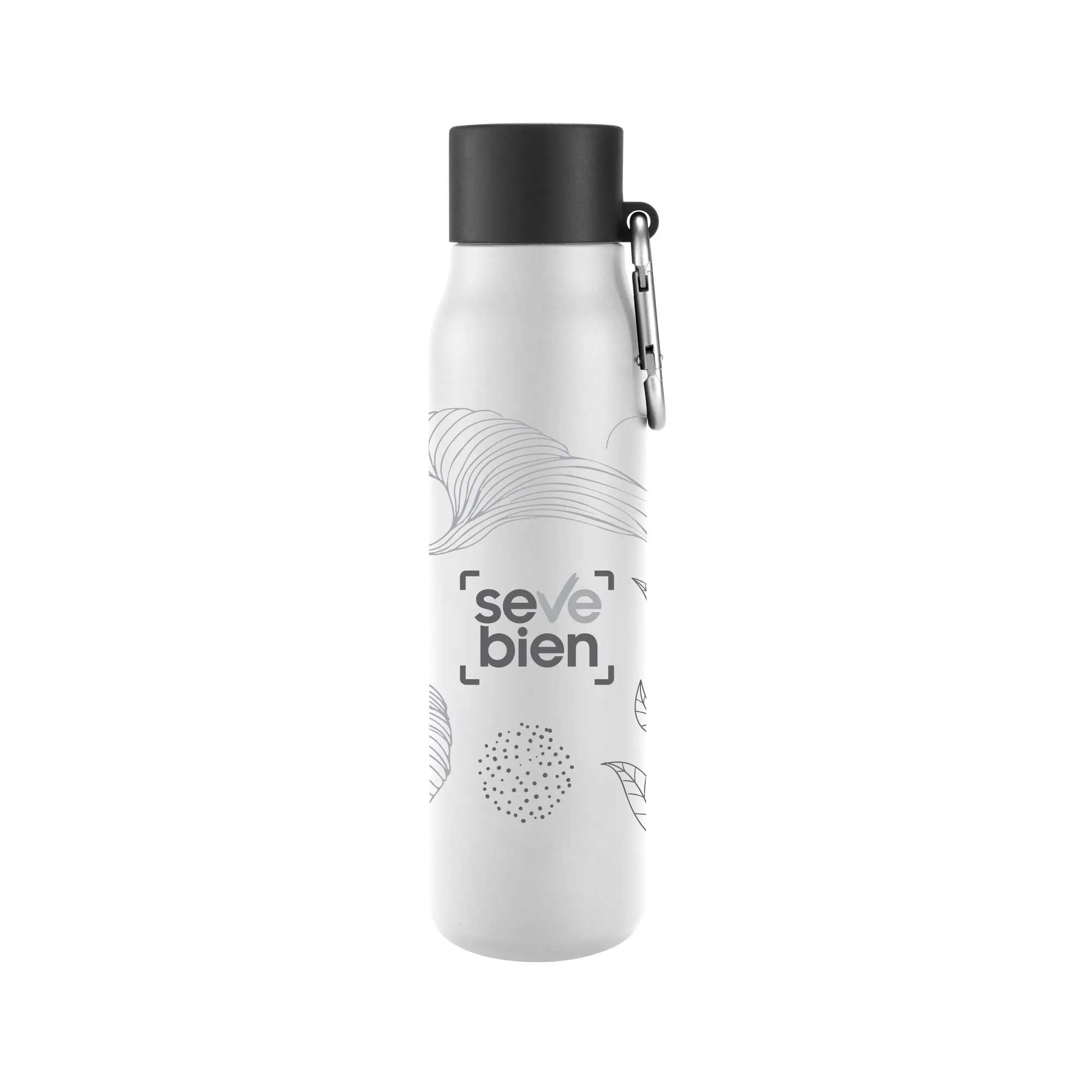 Botella Térmica karab — de acero inoxidable — personalizada con impresión de marca corporativa