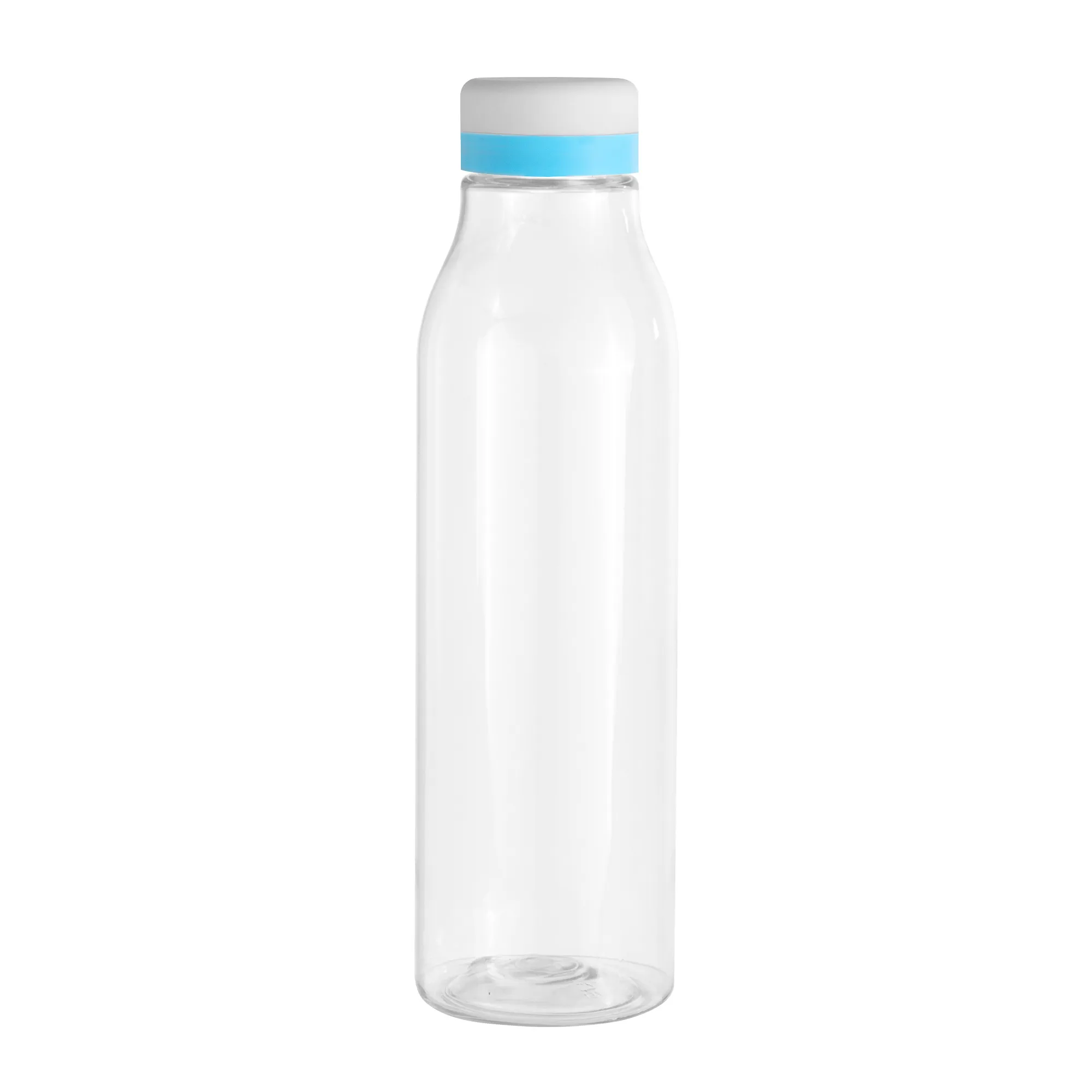 Botella andina White — en uso — impresa con marca empresarial