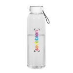Botella hawaii - Waikiki — de acero inoxidable — personalizada con impresión de marca corporativa