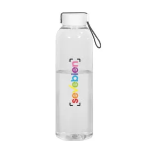 Botella hawaii - Waikiki — de acero inoxidable — personalizada con impresión de marca corporativa