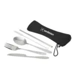 Set de cubiertos PLAT promocional con grabado de logo para empresas Chile