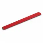 Lápiz carpintero de sección rectangular con mina HB, cuerpo plano y bordes definidos