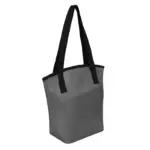 Cooler de polyester con compartimiento principal superior y bolsillo frontal, interior de aluminio y PE foam