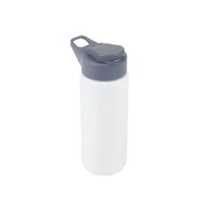 Botella reutilizable de PET con tapa de Polipropileno con agarre para transporte