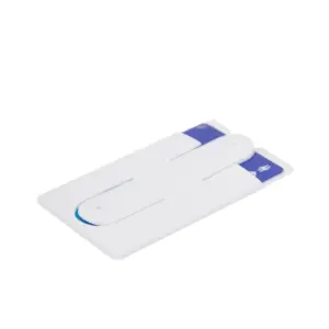 Card holder de silicona con soporte adaptable plegable y superficie plana para marcaje