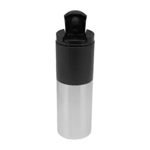 Mug de aluminio con interior de polipropileno negro y boquilla regulable