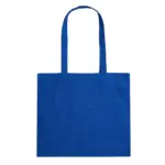 Bolsa tote de tela de algodón con asas largas, vista frontal
