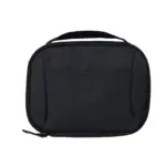 Bolso organizador de viaje rectangular en poliéster de dos tonos con cremallera superior