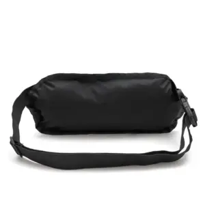 Banano cangurera de tela Ripstop y polyester con cierre, diseño compacto para llevar al cuerpo