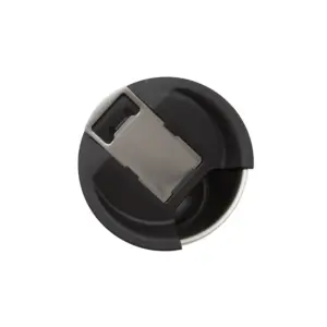 Mug de doble pared de acero inoxidable con tapa de PP que incluye destapador de botellas