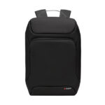 Mochila de poliéster con respaldo acolchado, correas acolchadas y bolsillo principal de apertura 180°