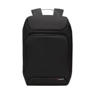 Mochila de poliéster con respaldo acolchado, correas acolchadas y bolsillo principal de apertura 180°