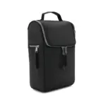 Cooler de tela Nylon con bolsillos laterales y forro interior de PVC gris
