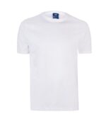 Polera 100% Algodón Manga Corta color Blanco