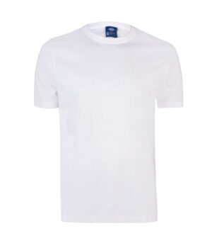 Polera 100% Algodón Manga Corta color Blanco