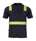 Polera Hibrida Dual Manga Corta Hombre color Azul