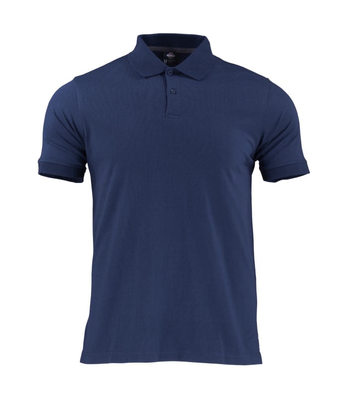 Polera Polo DryFresh® 60% Algodón Manga Corta Hombre color Azul