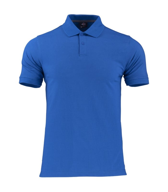 Polera Polo DryFresh® 60% Algodón Manga Corta Hombre color Azulino