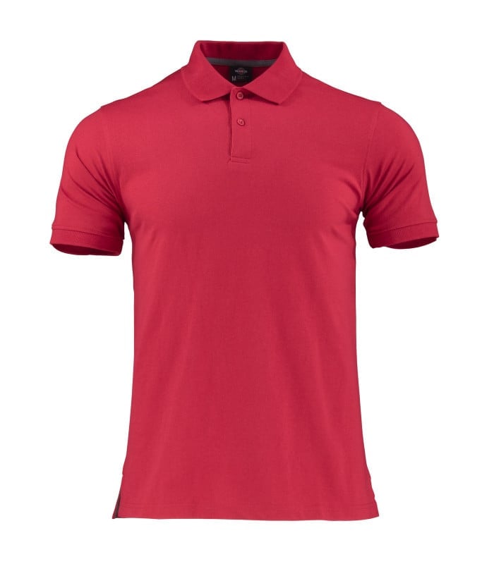 Polera Polo DryFresh® 60% Algodón Manga Corta Hombre color Rojo