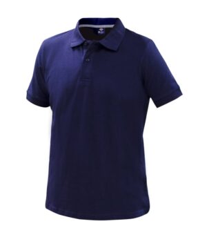 Polera Polo Confort Spandex Manga Corta Hombre color Azul