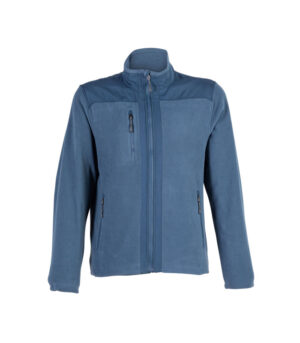 Micropolar Tela Plana Manga Larga Hombre color Azul Royal