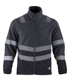 Micropolar Iron Line con Cinta Reflectiva Manga Larga Hombre color Gris Oscuro