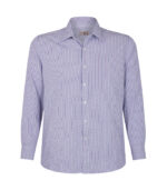 Camisa Trevira Urban Cuadros Manga Larga Hombre color Burdeo