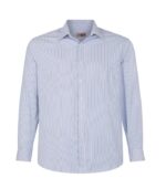 Camisa Trevira Urban Listado Manga Larga Hombre color Azul