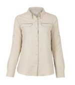 Blusa Ripstop Jubae Manga Larga Mujer color Khaki