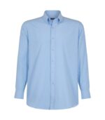 Camisa Oxford Classic Manga Larga Hombre color Celeste Claro