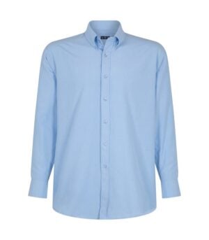 Camisa Oxford Classic Manga Larga Hombre color Celeste Claro