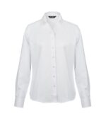 Blusa Oxford Classic Manga Larga Mujer color Blanco