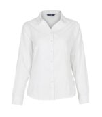 Blusa Oxford Light Manga Larga Mujer color Blanco