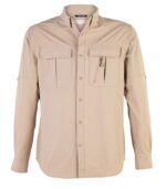 Camisa Abelia Manga Larga Hombre color Taupe