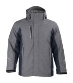 Parka 3 en 1 Desmontable Secuoya Manga Larga Hombre color Gris