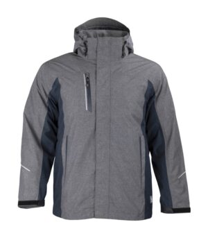 Parka 3 en 1 Desmontable Secuoya Manga Larga Hombre color Gris