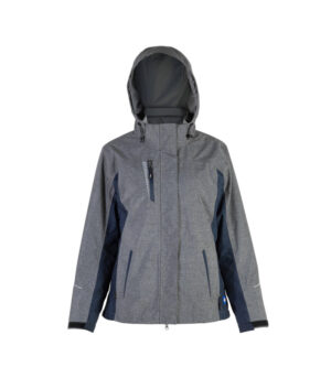 Parka 3 en 1 Desmontable Secuoya Manga Larga Mujer color Gris