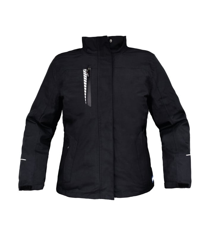 Parka 3 en 1 Desmontable Secuoya Manga Larga Mujer color Negro