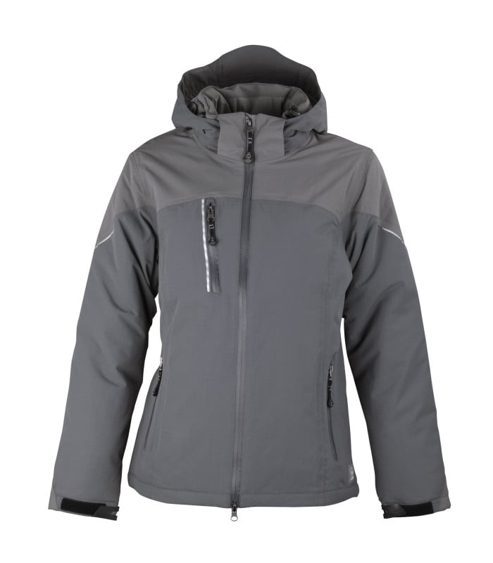 Parka Fix Oregón Térmica Manga Larga Mujer color Gris