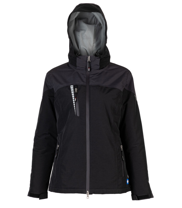 Parka Fix Oregón Térmica Manga Larga Mujer color Negro