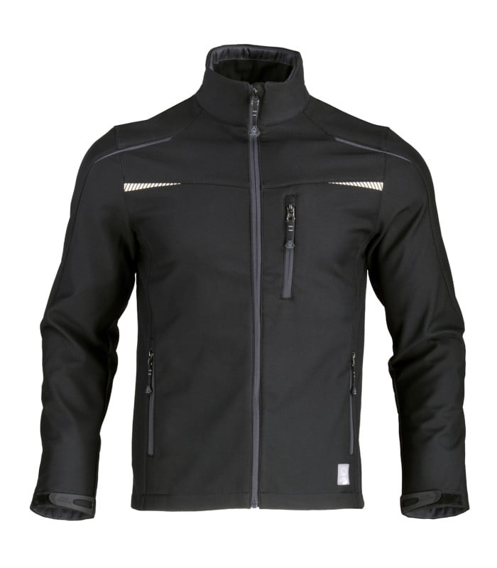 Parka Pangue Softshell Manga Larga Hombre color Negro