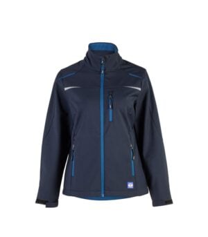 Parka Pangue Softshell Manga Larga Mujer color Azul