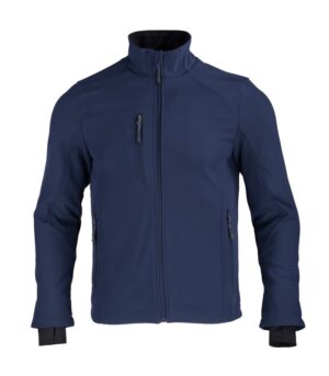 Chaqueta Softshell Rhelmu Manga Larga Hombre color Azul