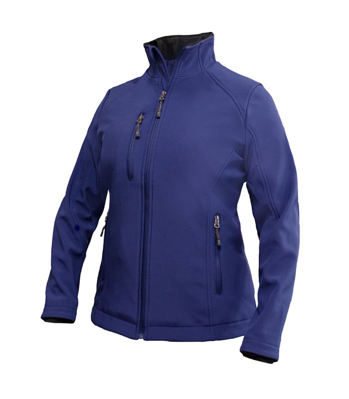 Chaqueta Softshell Rhelmu Manga Larga Mujer color Azul